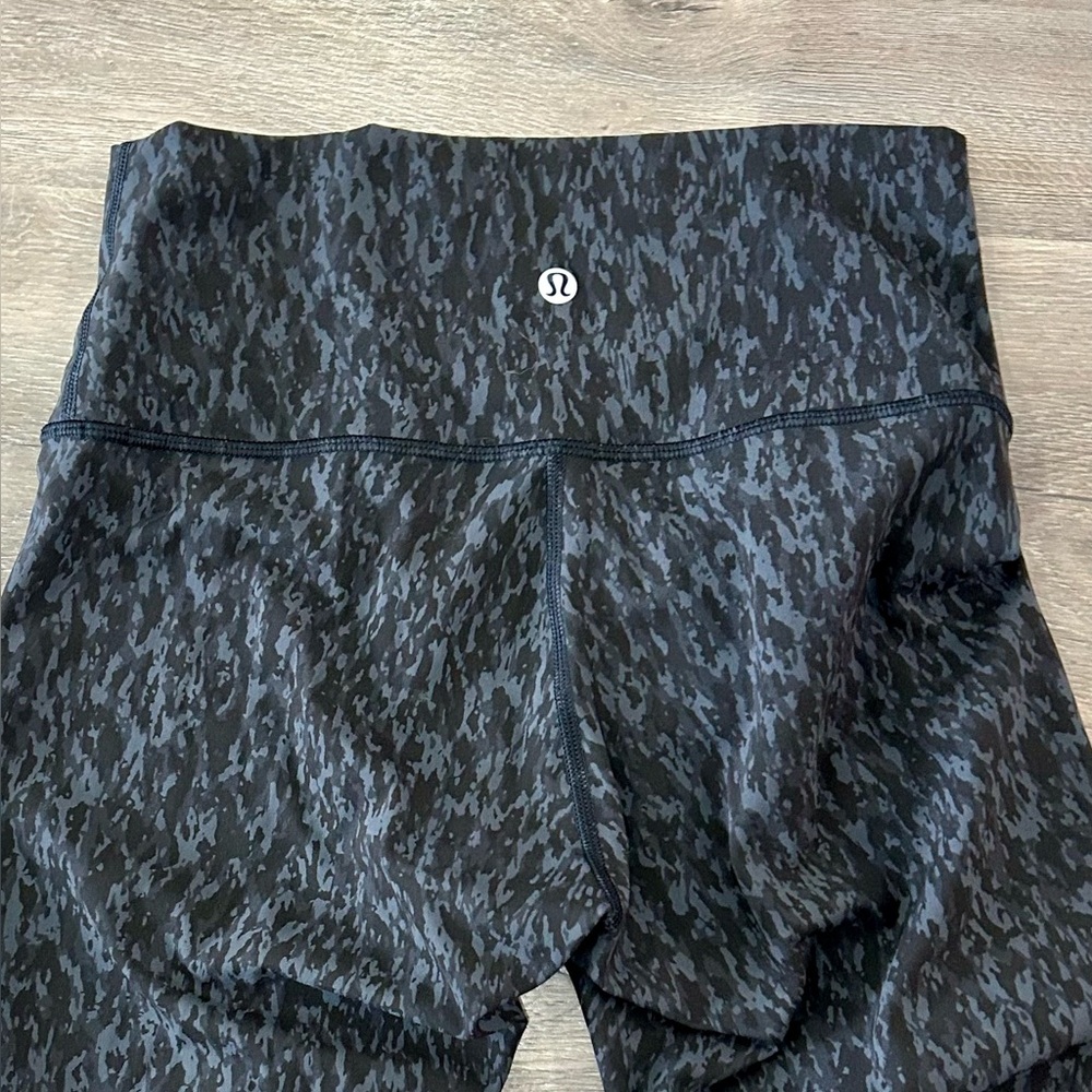 lululemon athletica Black Patterned Women's Shorts